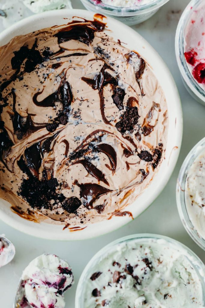 Mocha Oreo Crumble Ice Cream