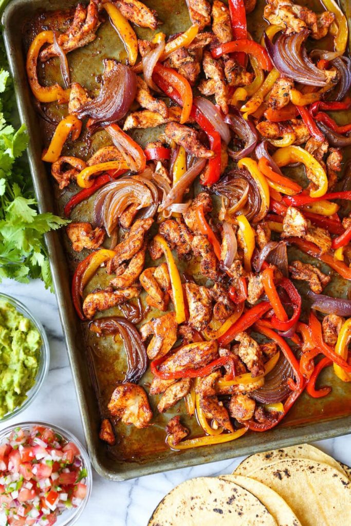 Sheet Pan Chicken Fajitas