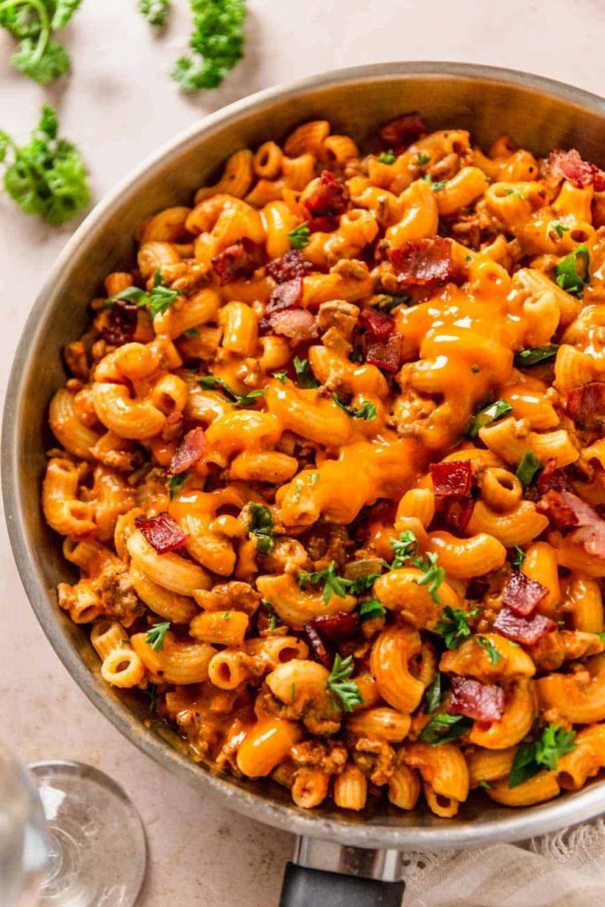 Skillet Cheeseburger Hot Dish