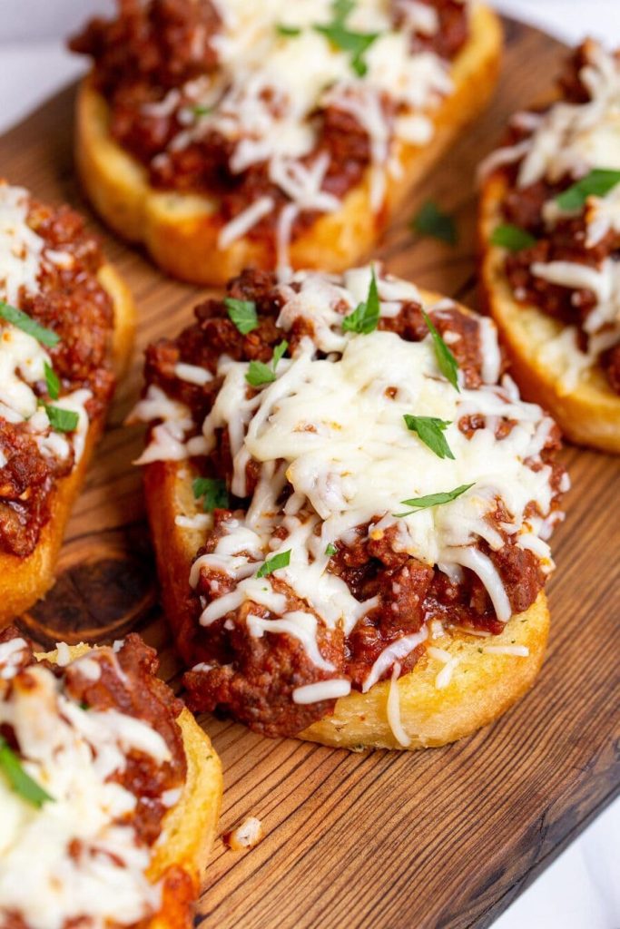 Sloppy Joe Toasts