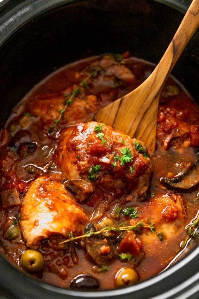 Slow-Cooker Chicken Cacciatore