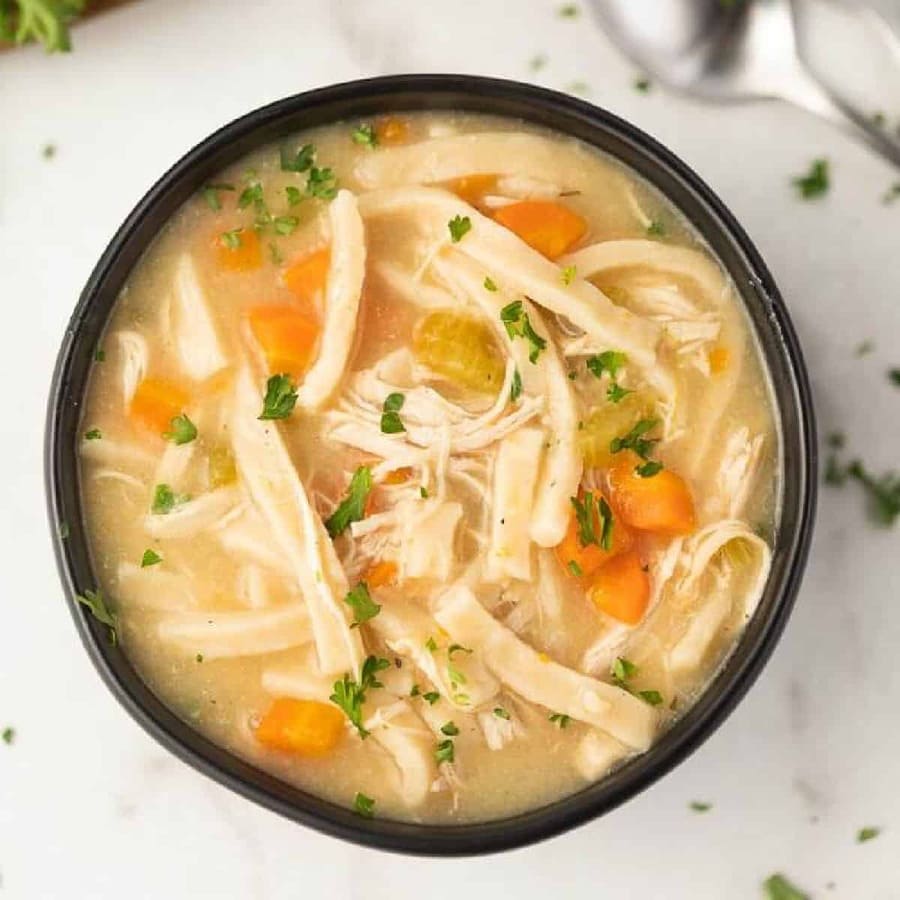 Slow Cooker Chicken Noodle Soup