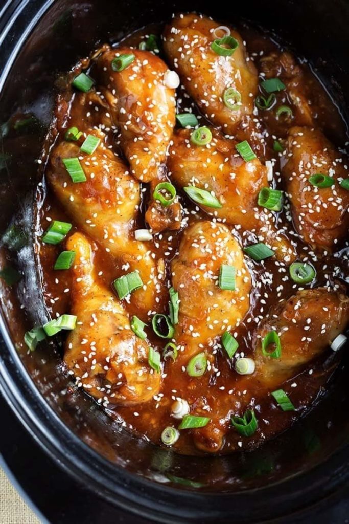 Slow Cooker Honey Garlic Chicken Thighs