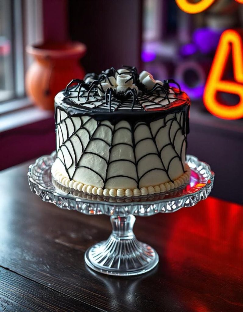 Spooky Black Velvet Halloween Cake recipe