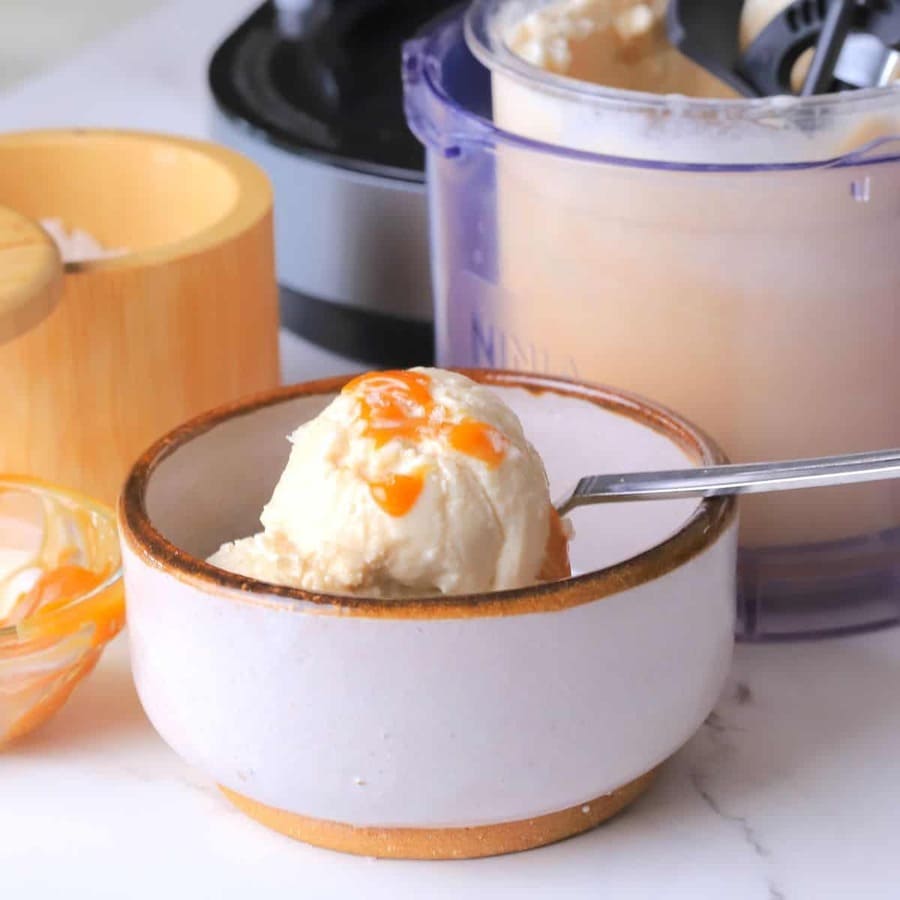 Sugar-Free Salted Caramel Ice Cream