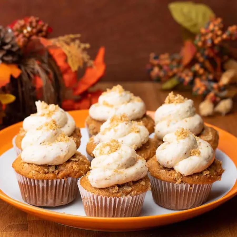 Sweet Potato Pie Cupcakes