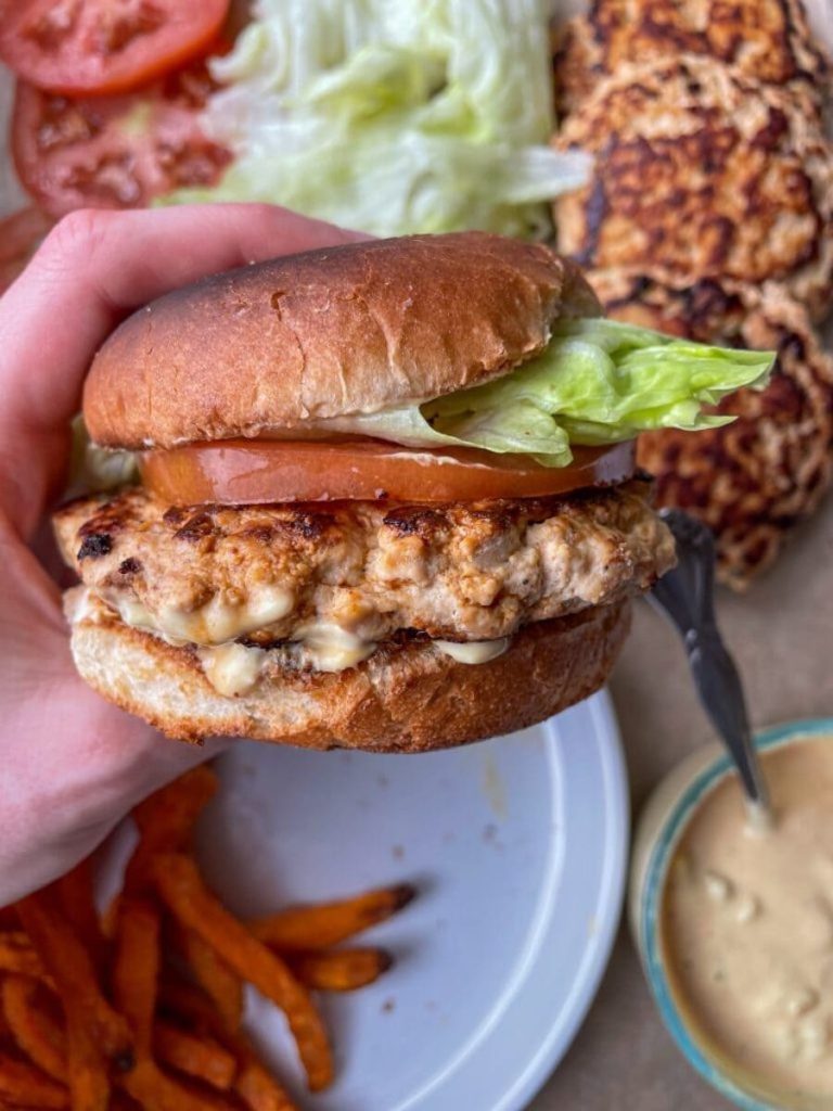 Turkey Burgers and Fries