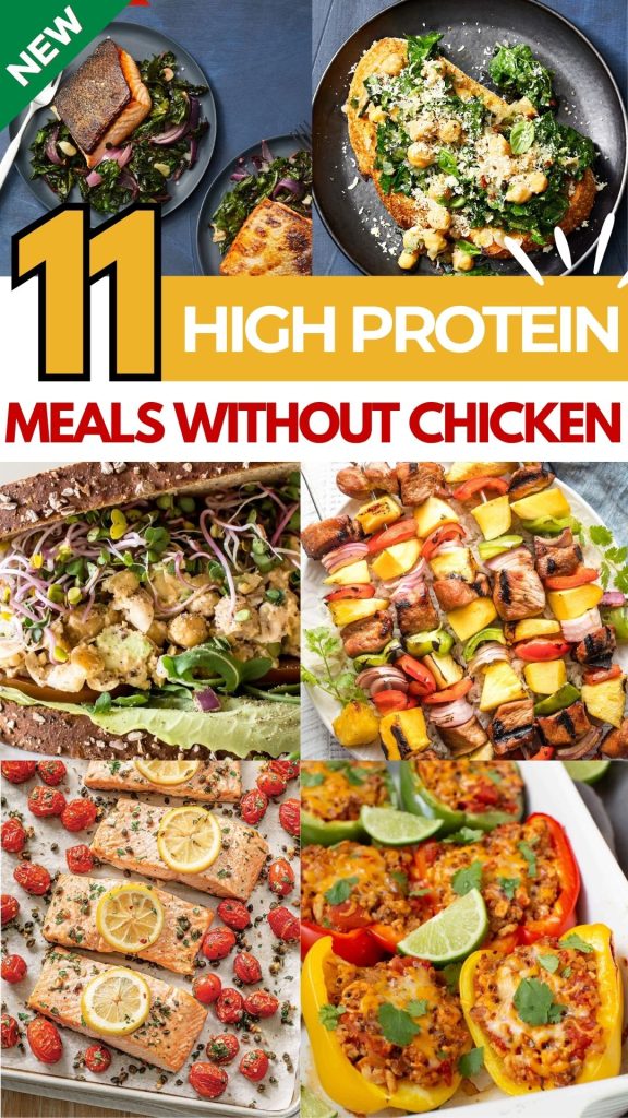 11 Low Calorie High Protein Meals Without Chicken