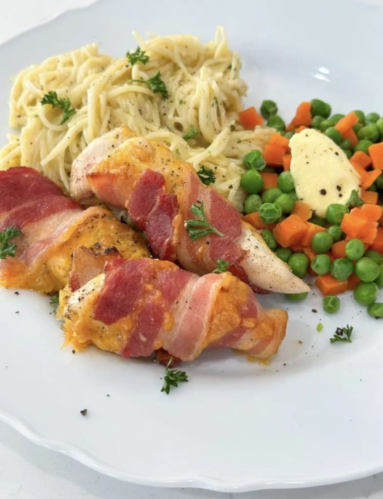 3 Ingredient Bacon Wrapped Chicken