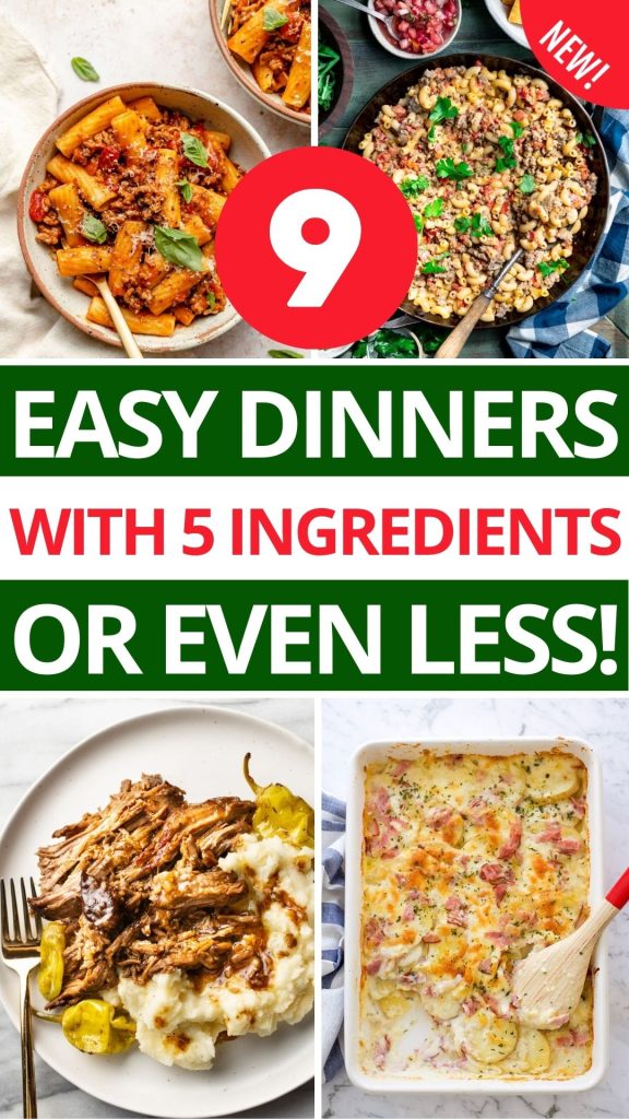 9 Super Easy Dinners With 5 Ingredients Or Less