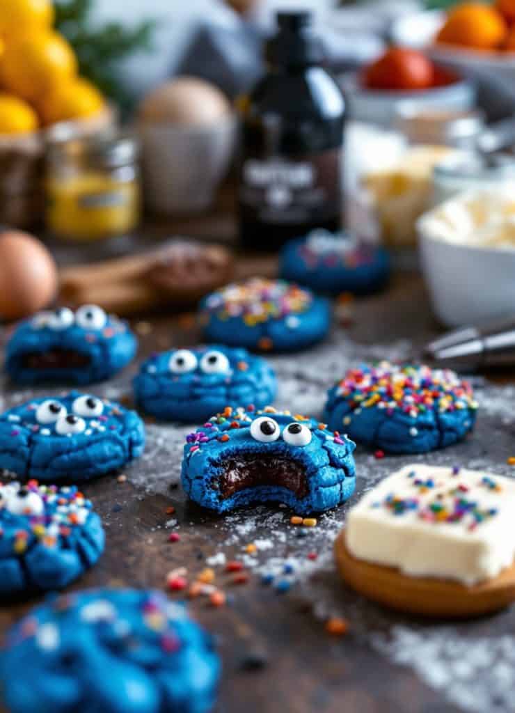 Big Blue Monster Stuffed Cookies Recipe