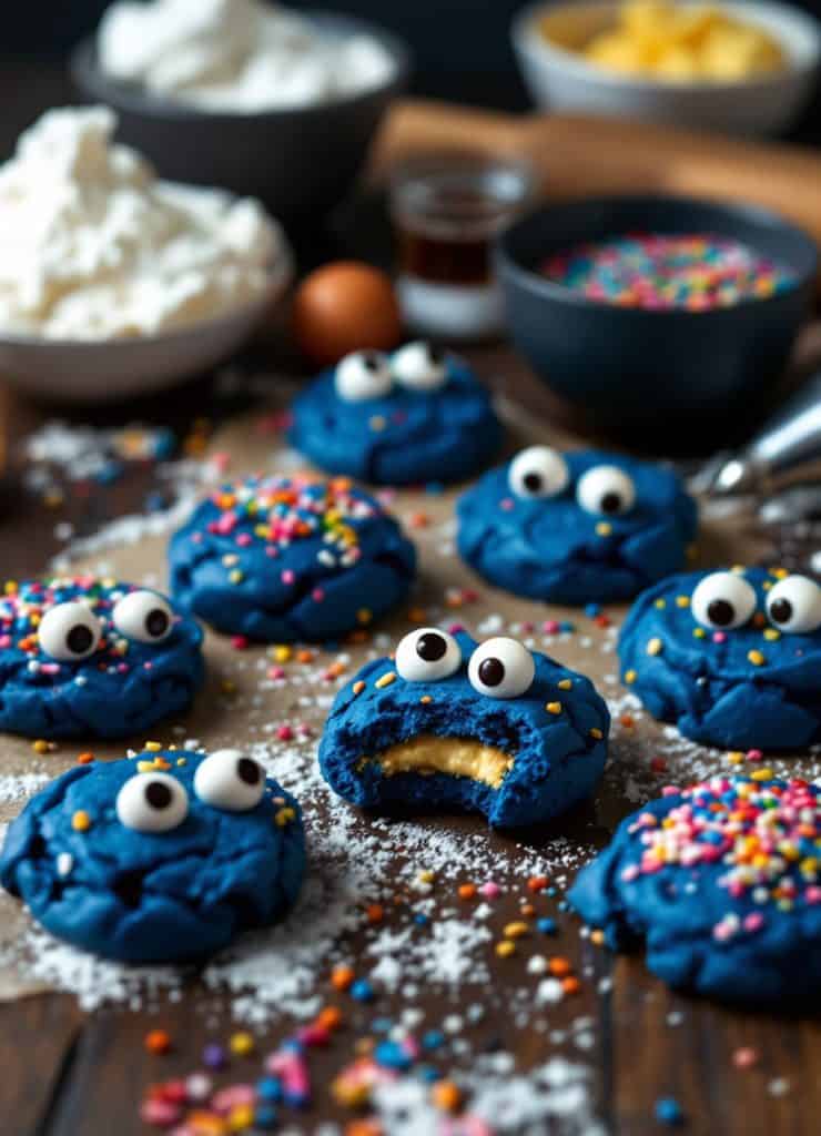 Big Blue Monster Stuffed Cookies Recipe