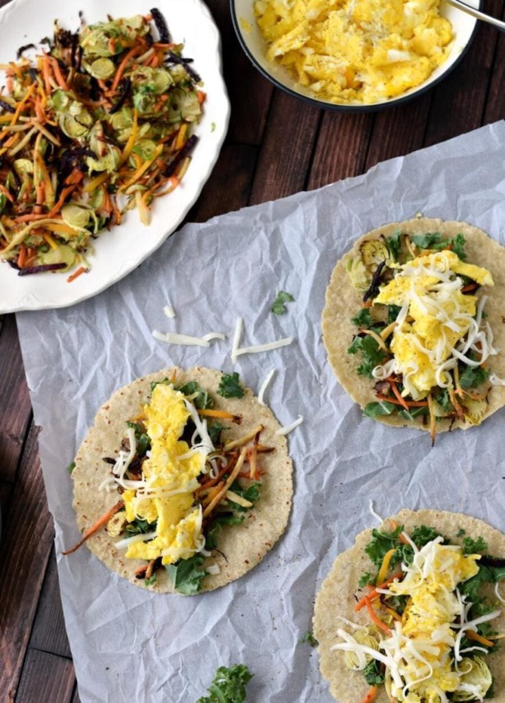 Breakfast Tacos with Roasted Veggies