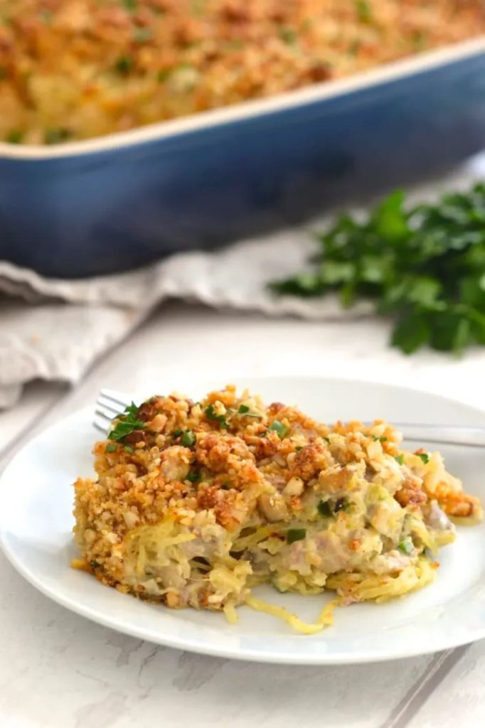 Cheesy Jalapeño Tuna Noodle Casserole