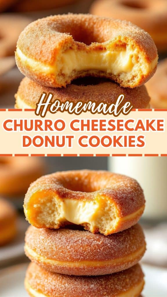 Churro Cheesecake Donut Cookies Recipe