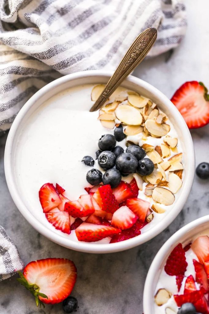 Cottage Cheese Berry Bowls