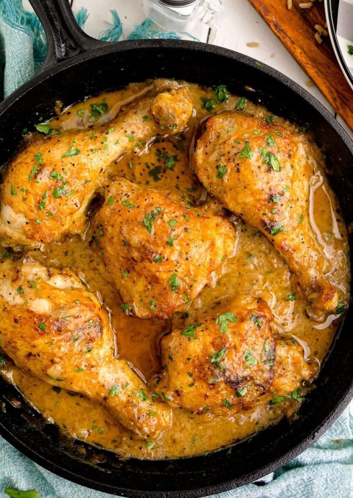 Crockpot Smothered Chicken