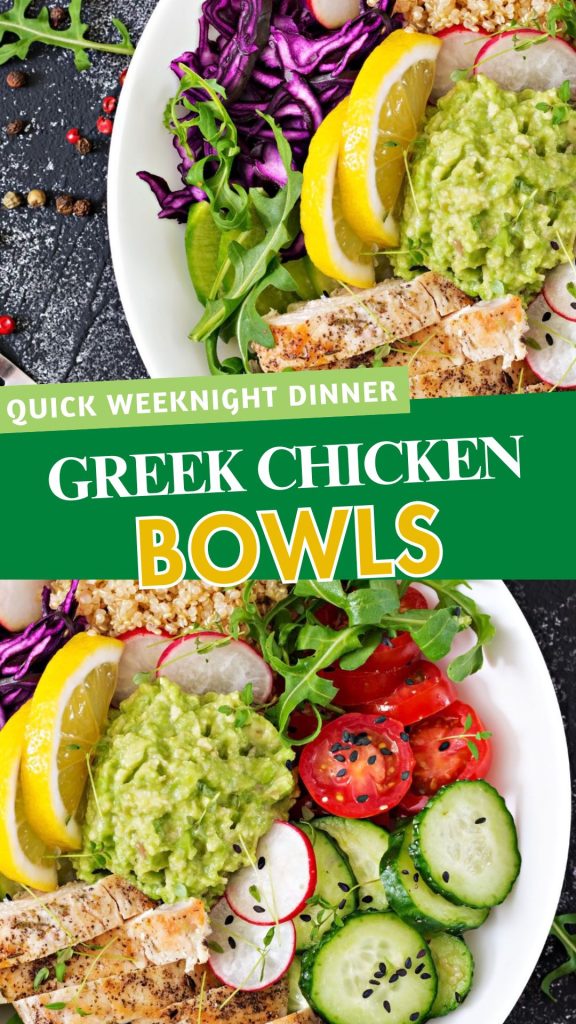 Greek Chicken Bowls