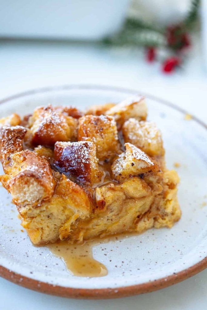 Eggnog Bread Pudding