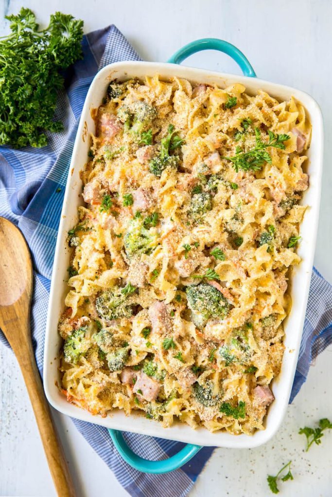 Grandma's Creamy Ham Casserole