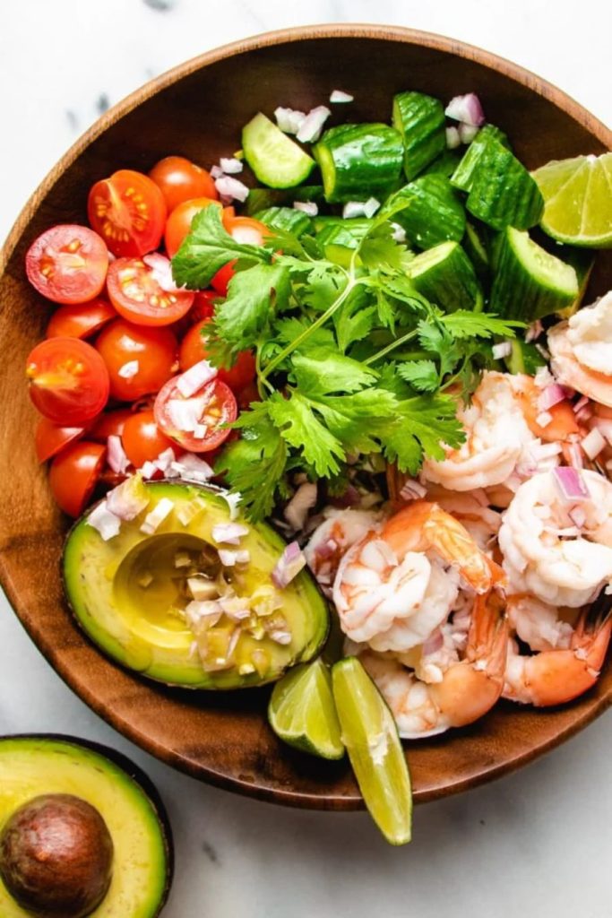 Green Goodness Shrimp Salad