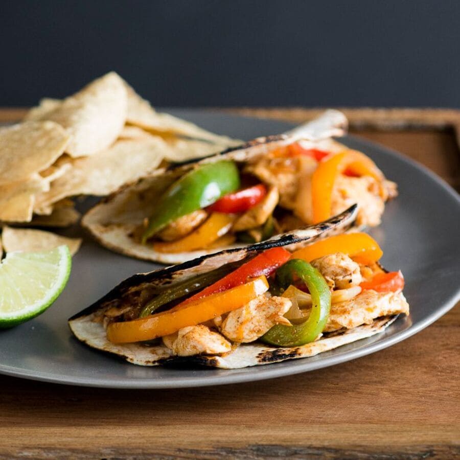 Grilled Chicken Fajitas