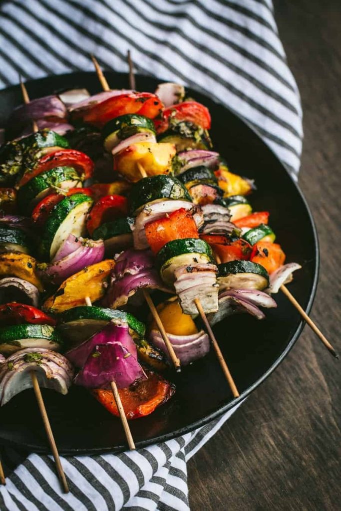 Grilled Keto Veggie Skewers