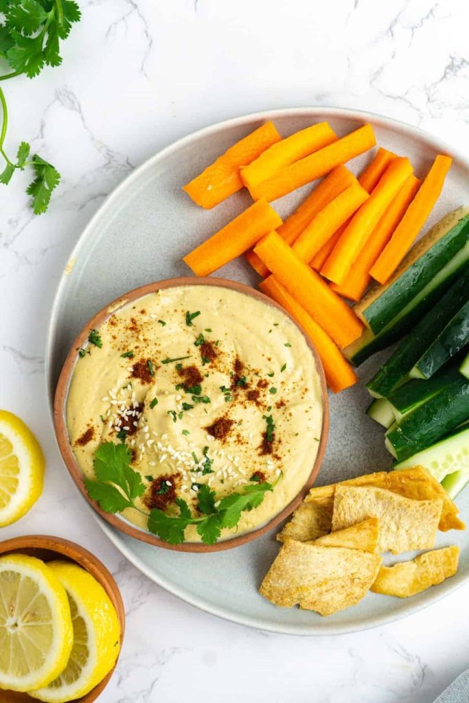 Hummus and Veggies