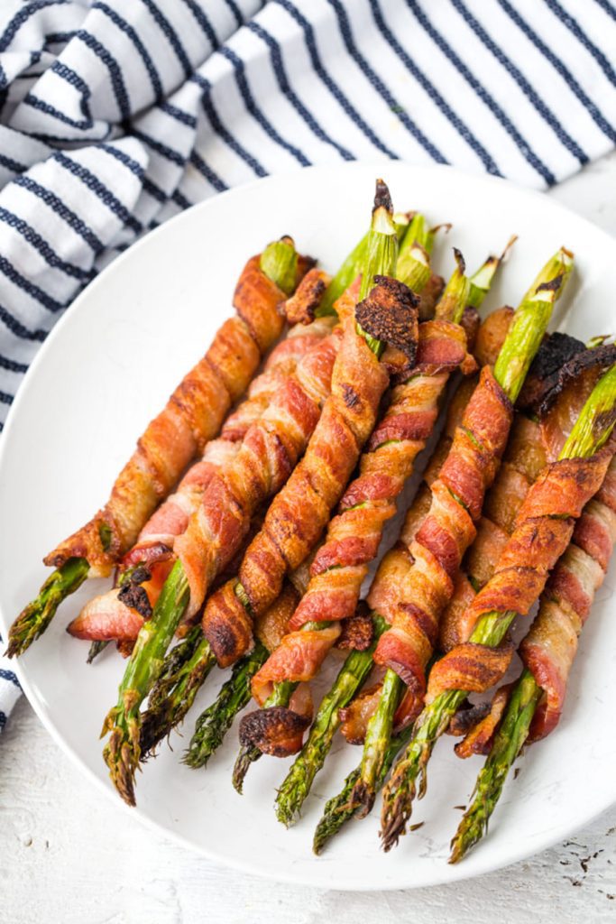 Keto Bacon Wrapped Asparagus