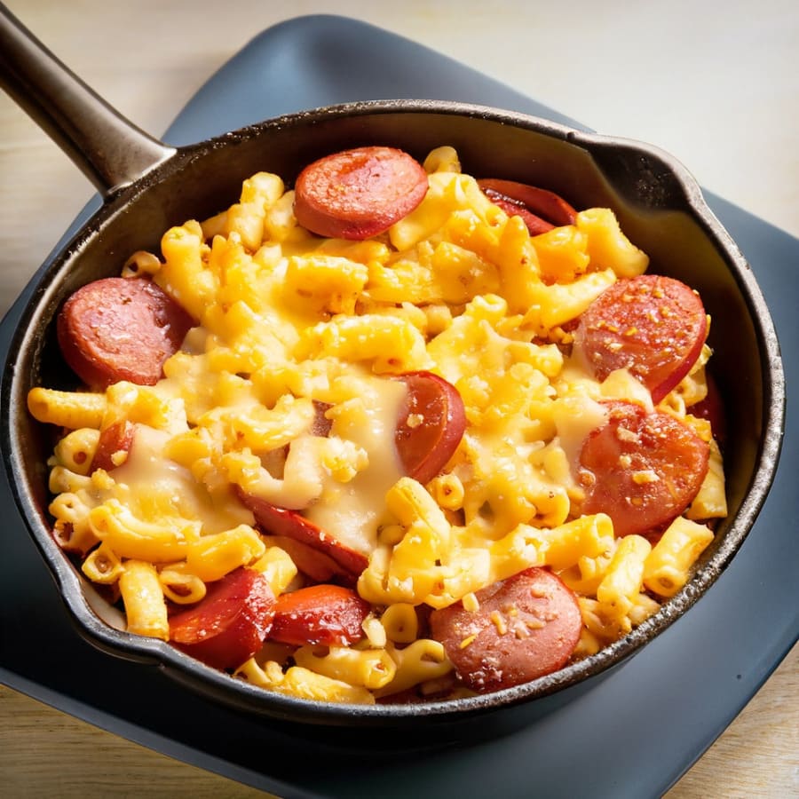 Kraft Mac n Cheese and Hot Dogs