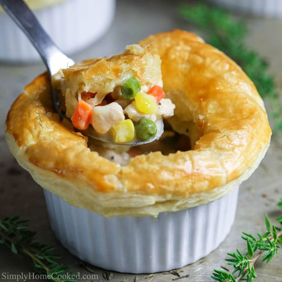 Mini Chicken Pot Pies