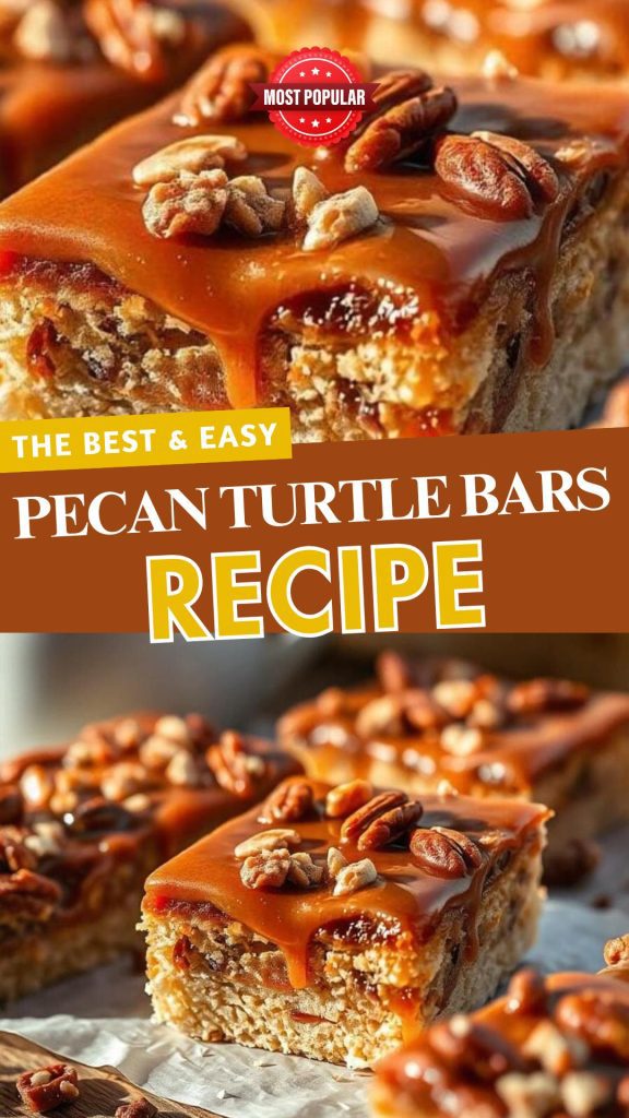 Pecan Turtle Bars