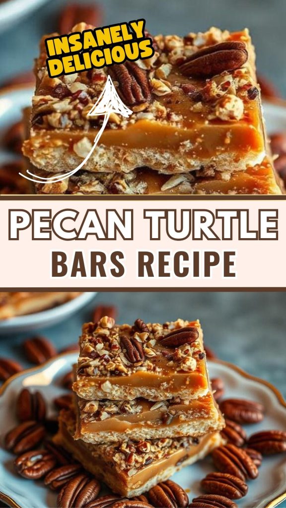 Pecan Turtle Bars Recipe A Deliciously Rich and Crunchy Dessert