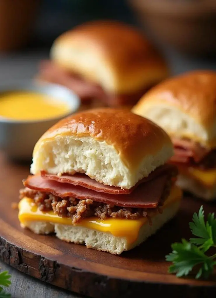 Sausage Egg and Cheese Breakfast Sliders Recipe