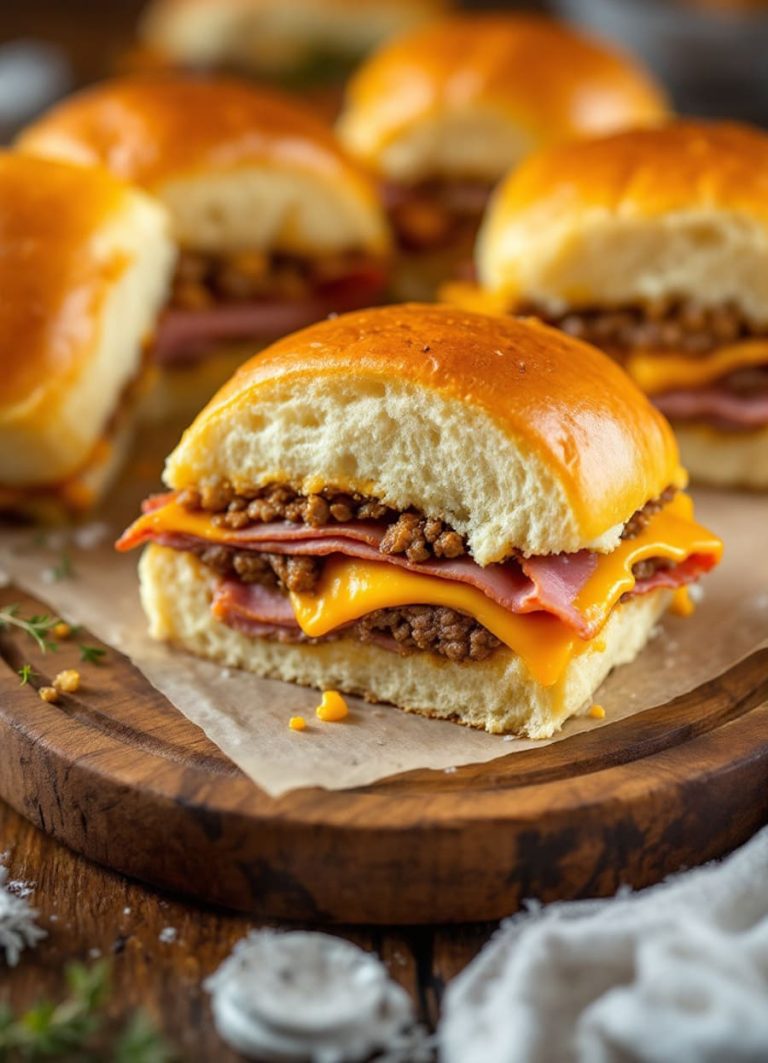 Sausage Egg and Cheese Breakfast Sliders Recipe