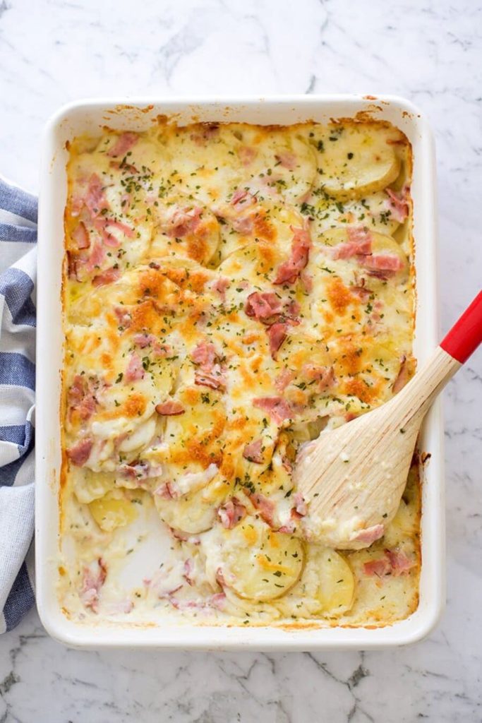 Scalloped Potatoes and Ham