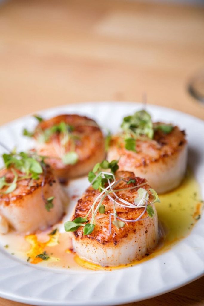 Seared Scallops with Brown Butter Sauce