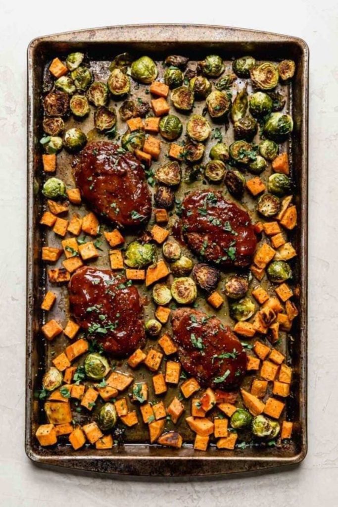 Sheet Pan Mini Meat Loaves