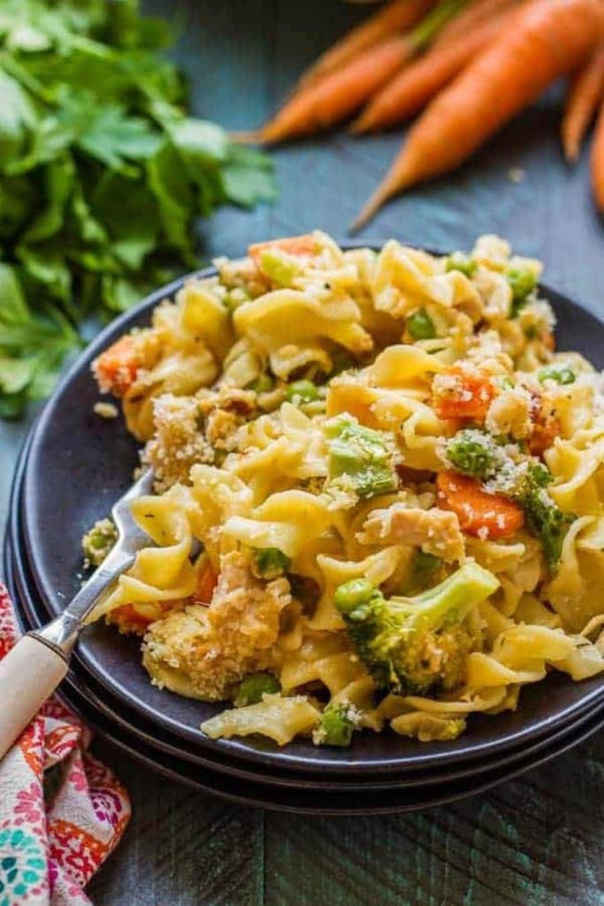 Skinny Noodle Tuna Casserole