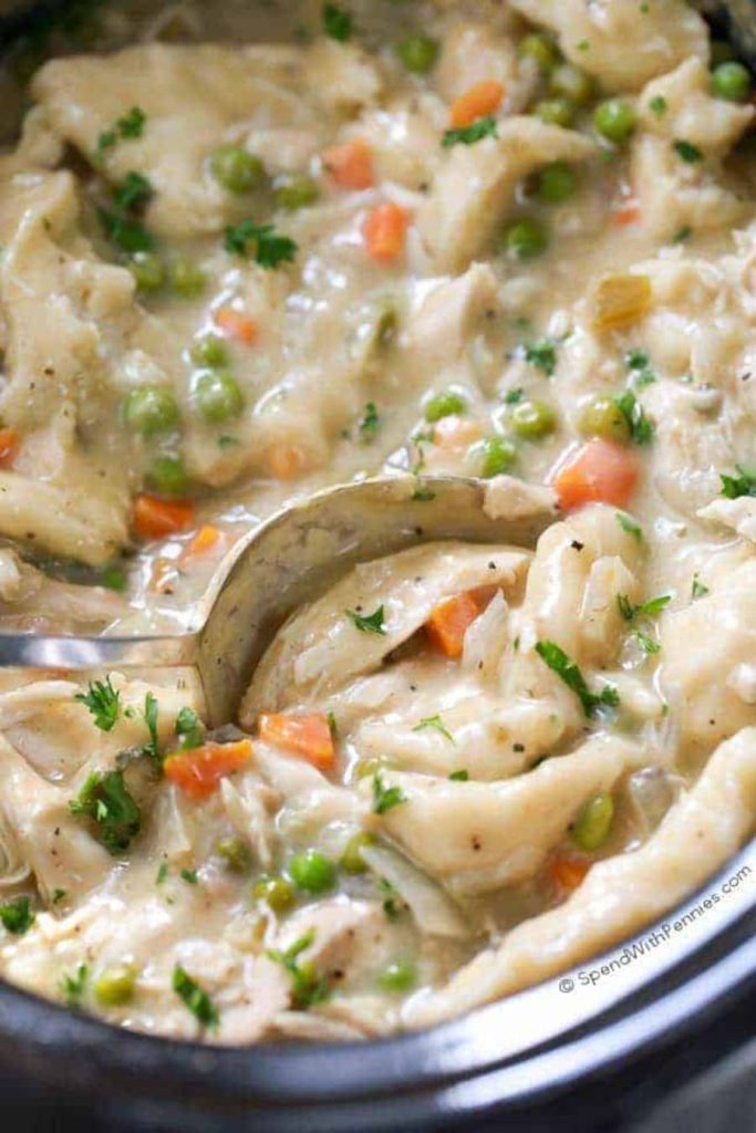 Slow Cooker Chicken and Dumplings