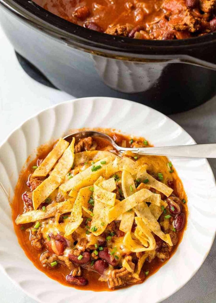 Slow Cooker Chili Night