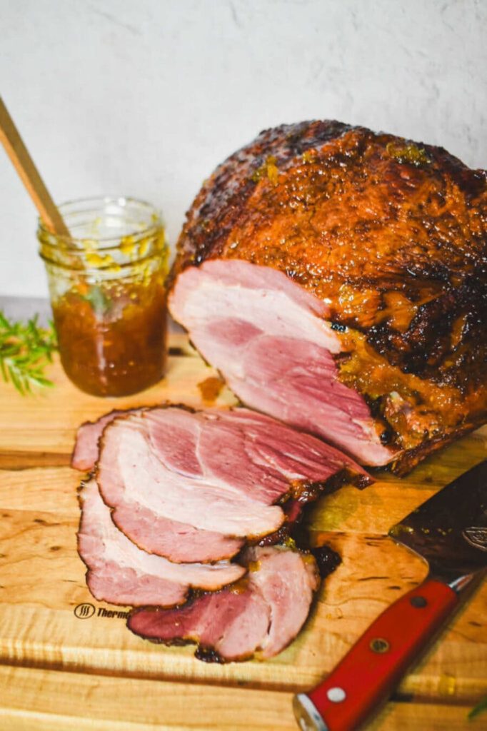 Smoked Ham with Honey and Ginger Glaze