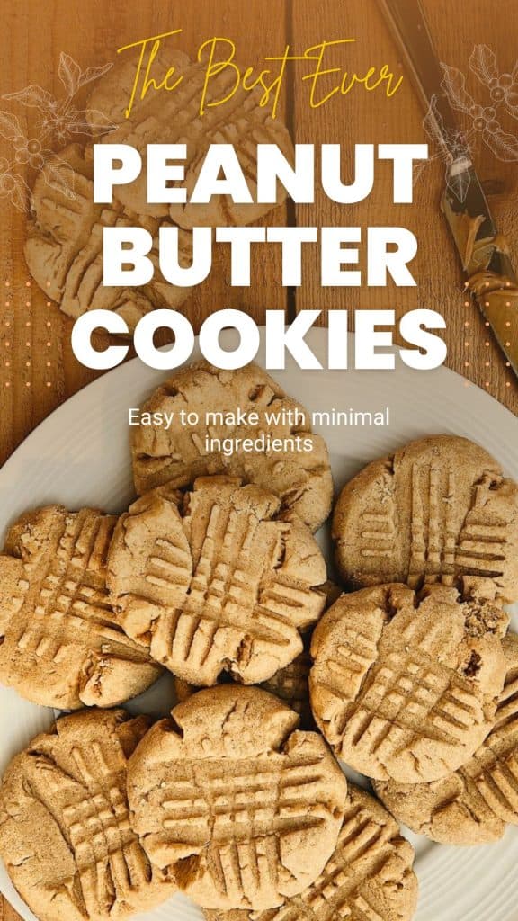 Soft Peanut Butter Cookies Recipe