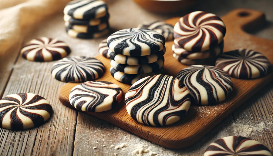 Zebra Cookies Recipe A Delightful Chocolate and Vanilla Swirl Sensation