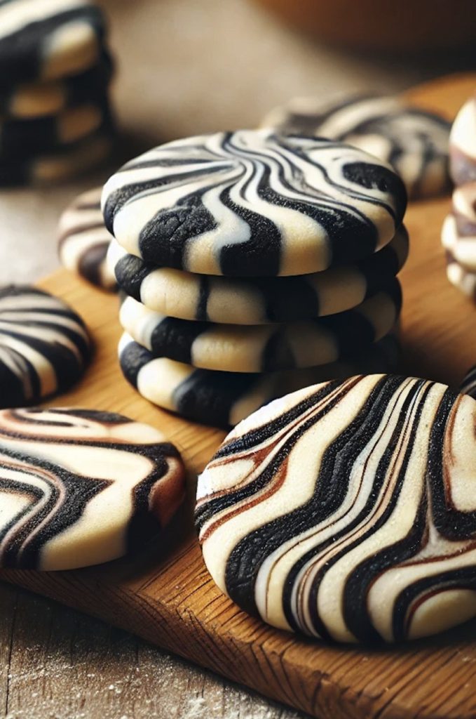 Zebra Cookies Recipe A Delightful Chocolate and Vanilla Swirl Sensation