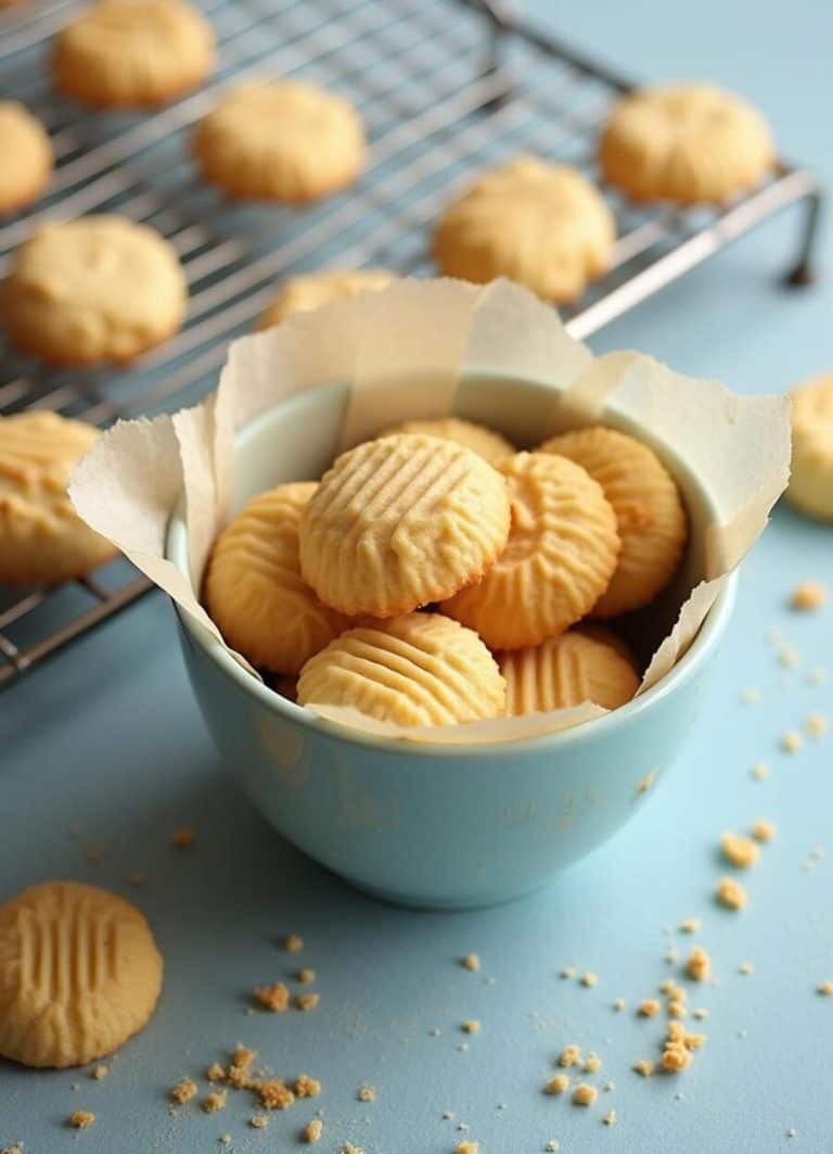 3 Ingredient Mini Butter Cookies