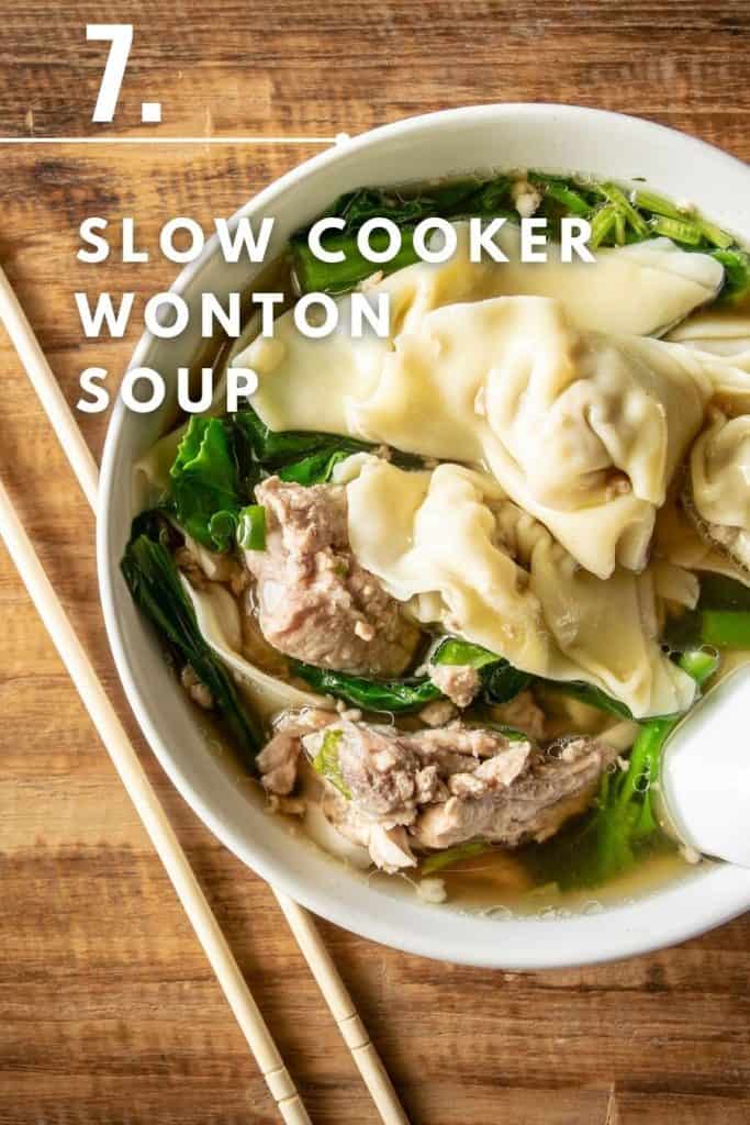 Slow Cooker Wonton Soup