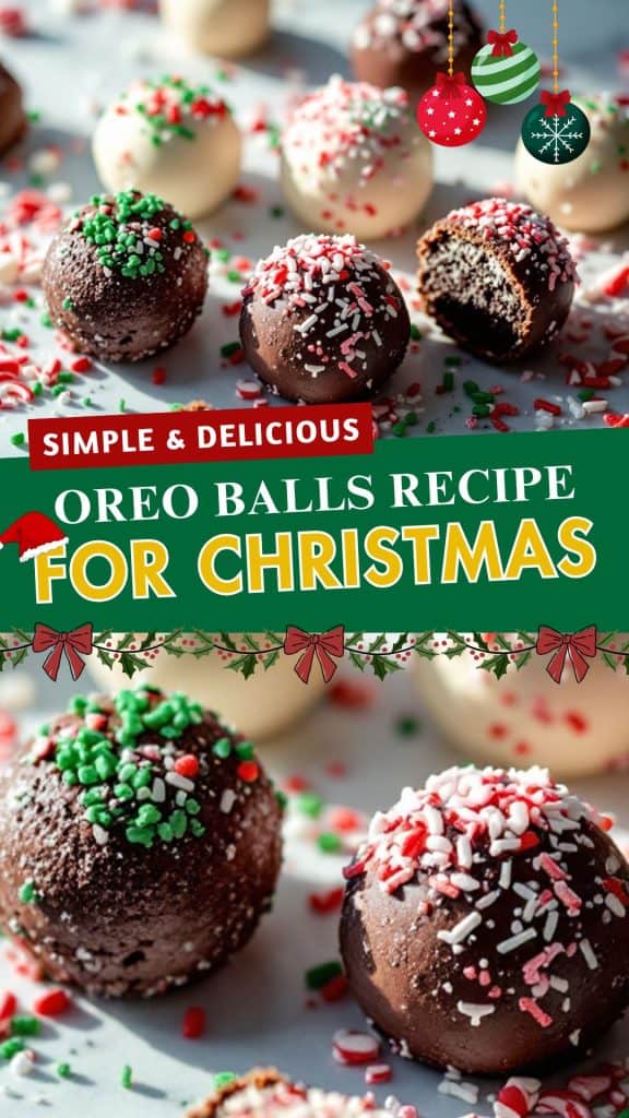 Christmas Oreo Balls Recipe - Easy Holiday Treat