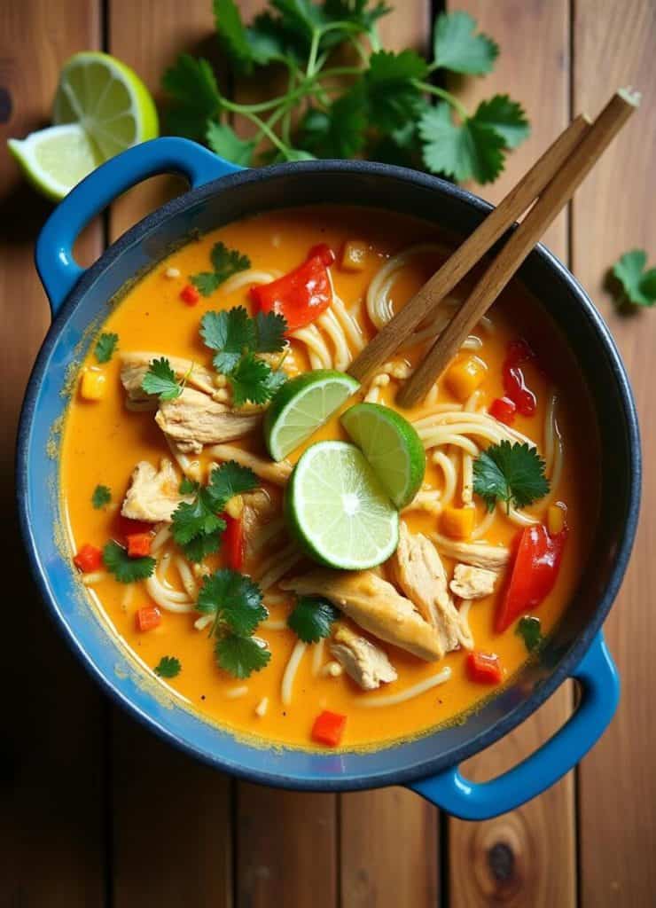 Creamy Chicken Ramen Soup