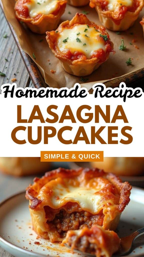 Lasagna Cupcakes Recipe A Quick and Delicious Weeknight Meal